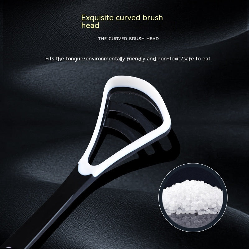 "Premium Stainless Steel Tongue Scraper for Fresh Breath & Oral Hygiene"