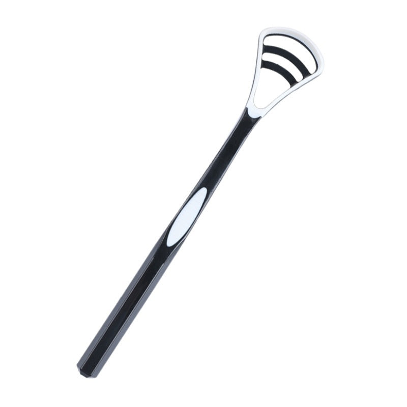 "Premium Stainless Steel Tongue Scraper for Fresh Breath & Oral Hygiene"